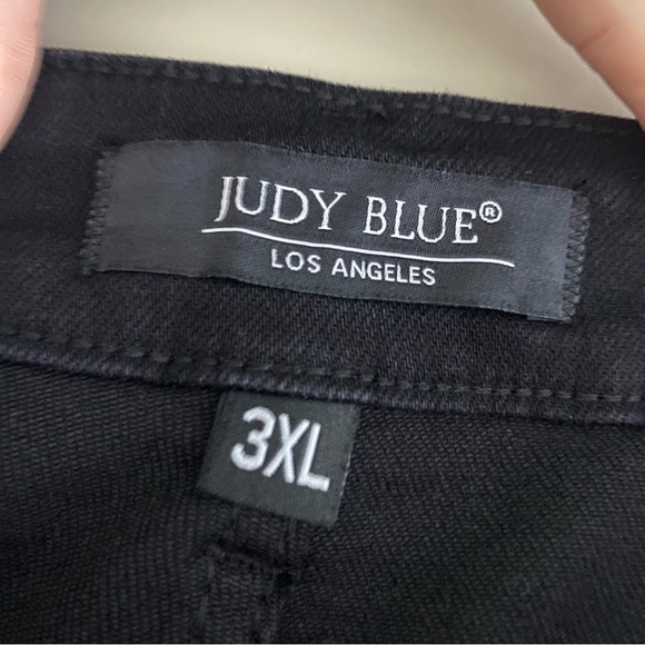 Judy Blue High Rise Jean Shorts 3XL Black Denim JB150237 - Picture 5 of 8